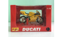 DUCATI 748 1:18 Maisto, масштабная модель мотоцикла, scale18