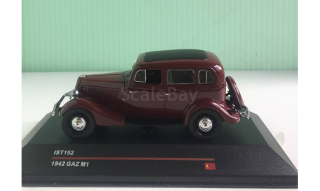 ГАЗ М1 1942 г. 1:43 ISTmodels, масштабная модель, scale43