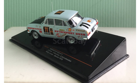 Moskvitch 412 #71 Rally London-Mexico 1970 1:43 IXOmodels, масштабная модель, Москвич, 1/43