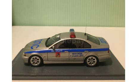 BMW 525i E39 Милиция ДПС г. Москва 1:43 NEO, масштабная модель, scale43