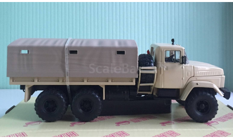 КрАЗ-260 бортовой с тентом 1989-1994 г. 1:43 НашАвтопром, масштабная модель, НАП, scale43