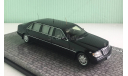 Mercedes-Benz S500 Pullman Guard (W140) Президента России Б.Н.Ельцина 1991-1999 г. 1:43 DIPmodels, масштабная модель, 1/43