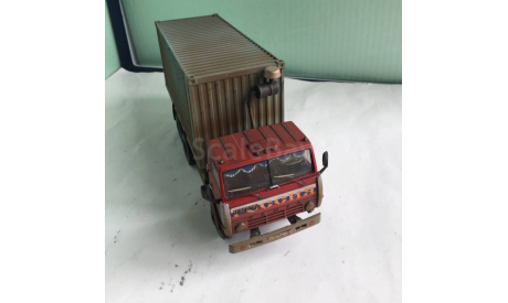Контейнеровоз на шасси КАМАЗ-4310 1:43 АРЕК, масштабная модель, scale43