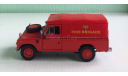 Land Rover Series III 109 FIRE BRIGADE 1:43 Cararama, масштабная модель, scale43