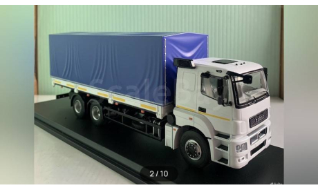 КамАЗ-65207-87 (S5) бортовой с тентом 1:43 Start Scale Models, масштабная модель, scale43