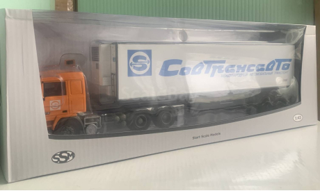 Volvo F12 с полуприцепом Lamberet 1:43 Start Scale Models, масштабная модель, scale43