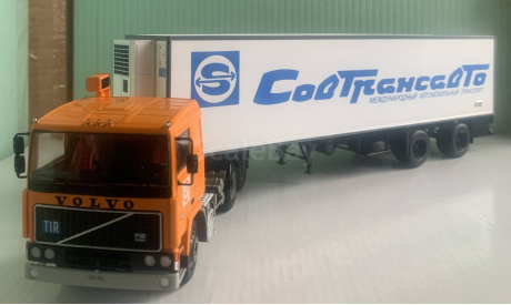 Volvo F12 с полуприцепом Lamberet 1:43 Start Scale Models, масштабная модель, scale43