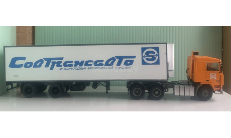 Volvo F12 с полуприцепом Lamberet 1:43 Start Scale Models, масштабная модель, scale43