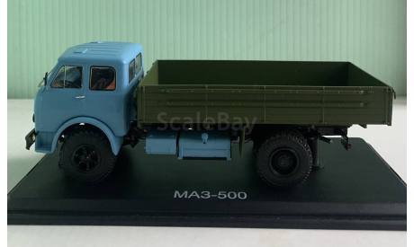 МАЗ-500 синий/хаки 1:43 Start Scale Models, масштабная модель, scale43