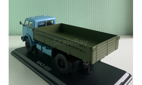 МАЗ-500 синий/хаки 1:43 Start Scale Models, масштабная модель, scale43