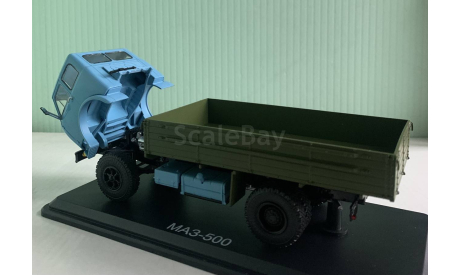 МАЗ-500 синий/хаки 1:43 Start Scale Models, масштабная модель, scale43