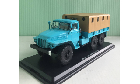 УРАЛ-375Д бортовой с тентом 1:43 Start Scale Models, масштабная модель, scale43