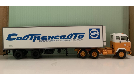 Volvo F89 с полуприцепом Lamberet Sovtransavto 1:43 Start Scale Models, масштабная модель, scale43