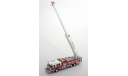 Smeat 105 Rear Mount Ladder Charlotte Fire Department 1:43 IXOmodels, масштабная модель, 1/43