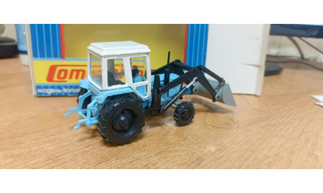 МТЗ-82 погрузчик ТО-19 компаньон, редкая масштабная модель, 1:43, 1/43