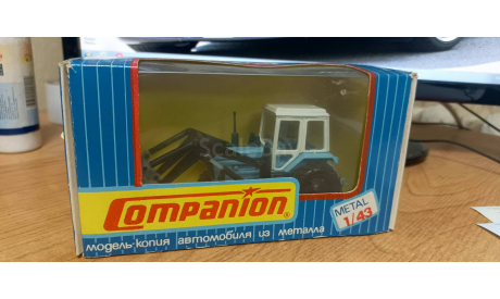 МТЗ-82 погрузчик ТО-19 компаньон, редкая масштабная модель, 1:43, 1/43
