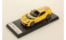 Ferrari 812 Competizione - Giallo Tristrato with Grey Livery, масштабная модель, Looksmart, scale43