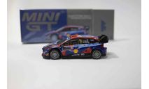 Hyundai I 20 Rally, масштабная модель, Mini GT, scale64