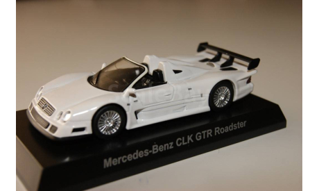 Mercedes-Benz CLK GTR Roadster белый, масштабная модель, Kyosho, scale64