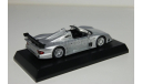 Мерседес бенц CLK GTR серебристый, масштабная модель, Mercedes-Benz, Kyosho, 1:64, 1/64