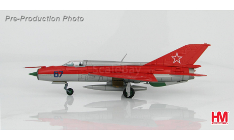 МиГ-21ПФМ,ВВС СССР,Кубинка 1967,Hobby Master, масштабные модели авиации, scale72