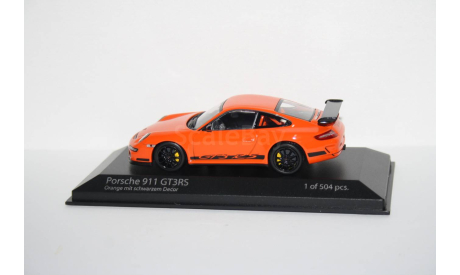 Porsche 911 (997.1) GT3 RS 2006, Minichamps, масштабная модель, scale43