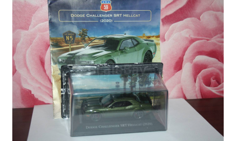 Dodge Challenger SRT Hellcat 2020, Altaya American Cars, масштабная модель, scale43