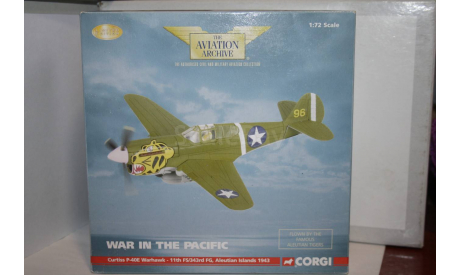 Curtiss P-40E Warhawk ,Corgi, масштабные модели авиации, scale72