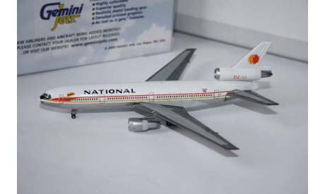 1:400 DC-10-30 National, GeminiJets, масштабные модели авиации