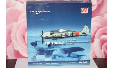 Focke-Wulf Fw-190A-8 Stab 300 January 1945,Hobby Master, масштабные модели авиации, scale48