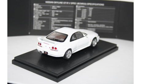 Nissan Skyline GT-R R33 V Spec 1995,Ebbro, масштабная модель, scale43