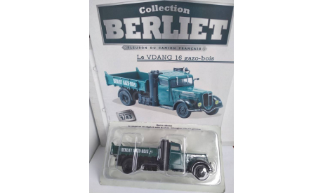 BERLIET Le VDANG 16 gazo-bois,HACHETTE, масштабная модель, 1:43, 1/43