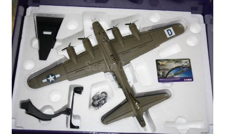 Boeing B17F Flying Fortress USAAF 100th BG, 42-6087 Royal Flush,Corgi, масштабные модели авиации, scale72