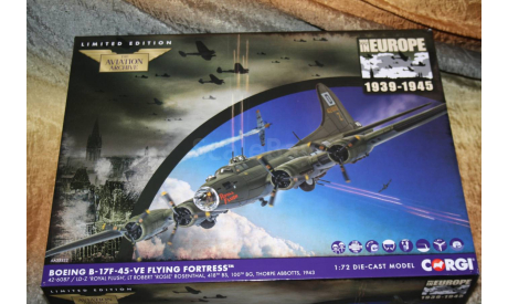 Boeing B17F Flying Fortress USAAF 100th BG, 42-6087 Royal Flush,Corgi, масштабные модели авиации, scale72