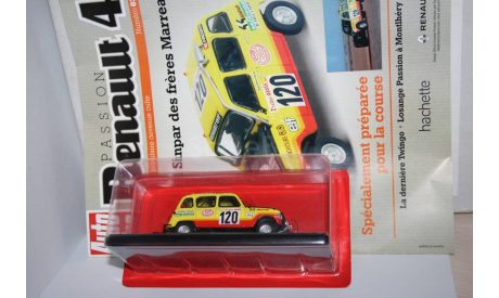 Renault R4 Sinpar Paris-Dakar 1980,Hachette, масштабная модель, scale43