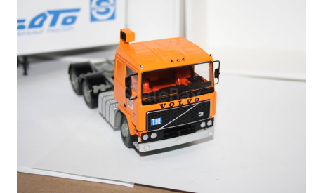 Volvo F12 с полуприцепом Lamberet,SSM, масштабная модель, scale43