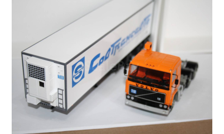 Volvo F12 с полуприцепом Lamberet,SSM, масштабная модель, scale43