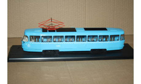 Tatra-T3SU трамвай  Москва, SSM, масштабная модель, scale43