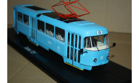 Tatra-T3SU трамвай  Москва, SSM, масштабная модель, scale43