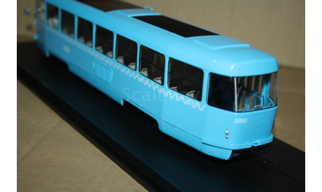 Tatra-T3SU трамвай  Москва, SSM, масштабная модель, scale43