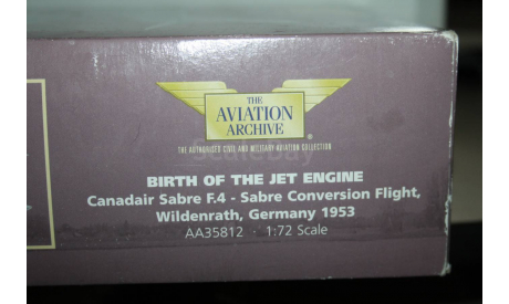 1/72 Canadair Sabre F.4 ,Corgi, масштабные модели авиации, scale72