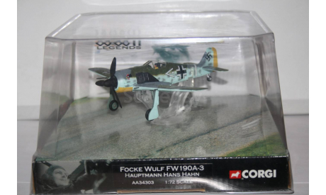 1:72 FW-190A-3 Hans Hahn ,Corgi, масштабные модели авиации, scale72