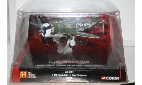 1:72 P-47 D Thunderbolt, Lt.Fred Christensen,Corgi, масштабные модели авиации, scale72