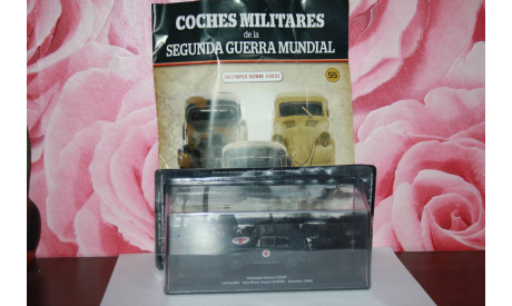 OPEL Olympia Series 13237, Luftwaffe,USSR 1942,Altaya Coches Militares, масштабная модель, scale43