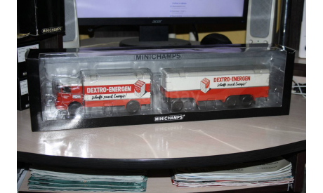 Büssing LU11/16 Kofferzug Dextro Energen,Minichamps, масштабная модель, Bussing, 1:43, 1/43