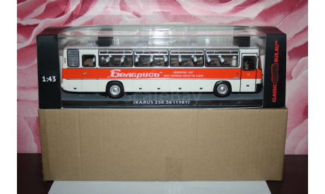 Ikarus 250.58 ’Беларусь’’ , Classicbus, масштабная модель, scale43