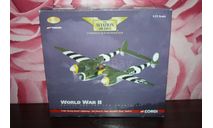 Lockheed P-38J Lightning Droop Snoot ’Eze Does It’ 1944,Corgi, масштабные модели авиации, 1:72, 1/72