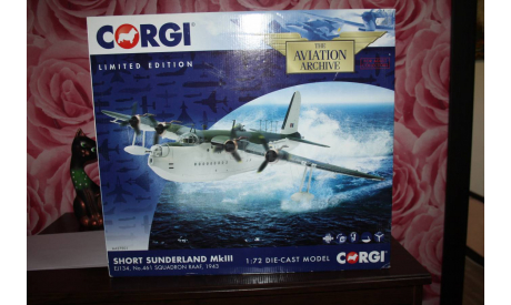 SHORT SUNDERLAND MkIII EJ134. No.461 SQUADRON RAAF,Corgi, масштабные модели авиации, scale72, Short Brothers