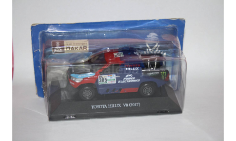 Toyota Hilux #305 4-й Rallye Dakar 2017 Roma, Bravo,Luppa, масштабная модель, scale43