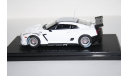 Nissan R35 GT-R GT1 Fuji Shake Down 2 2010 Plain Body,EBBRO, масштабная модель, scale43